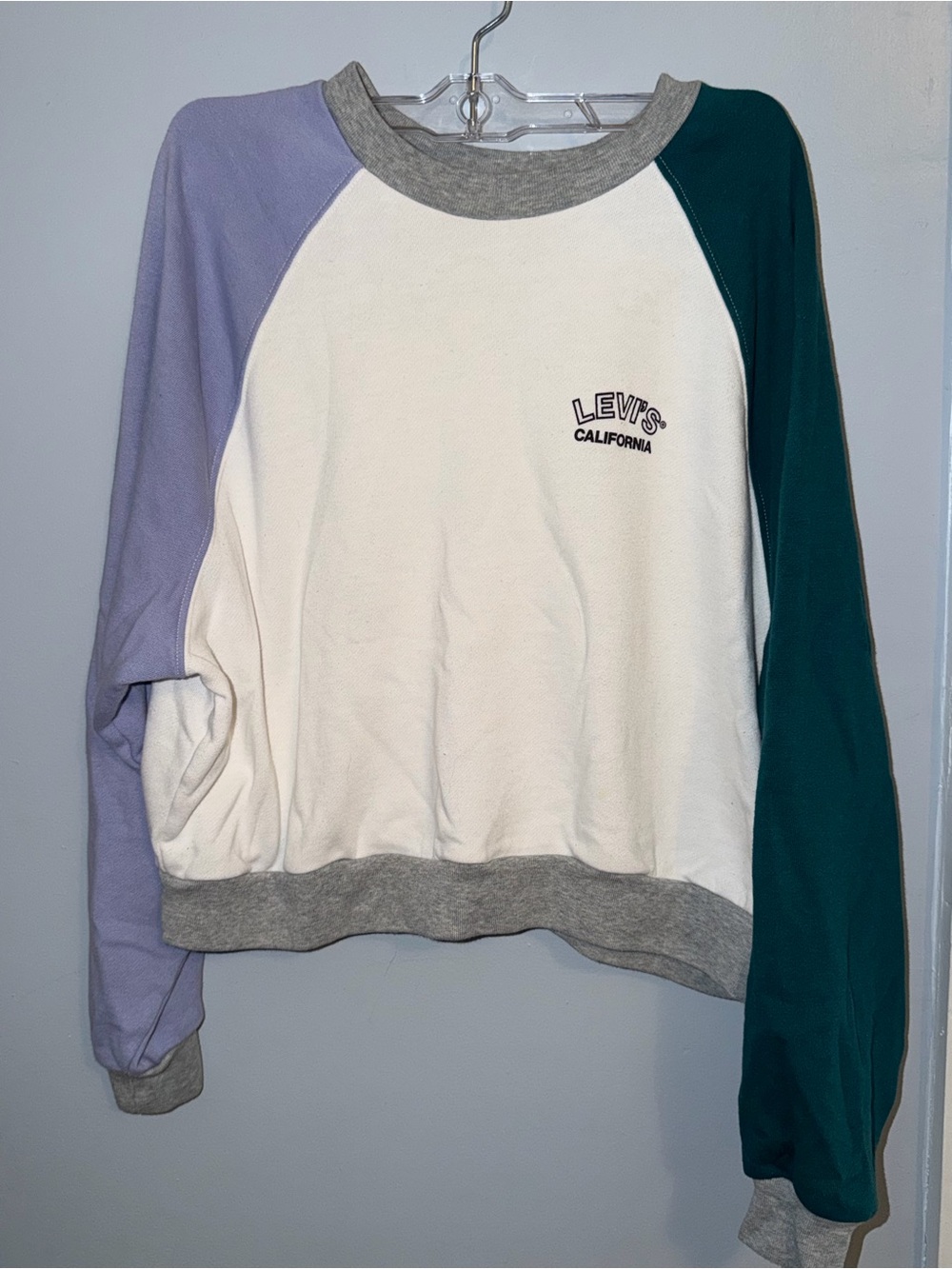 Levi’s California Colorblock Crewneck Sweatshirt Women’s Small